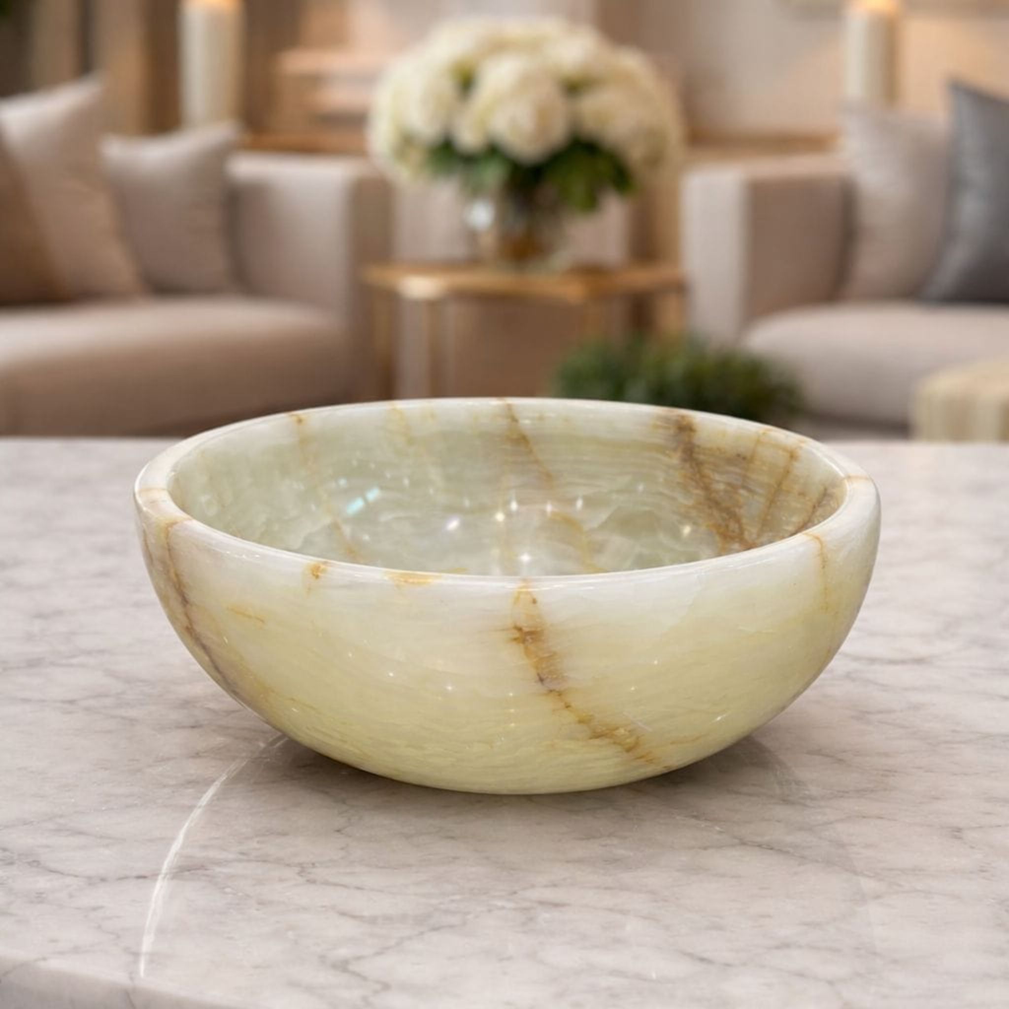 Luminous Onyx Halo Basin
