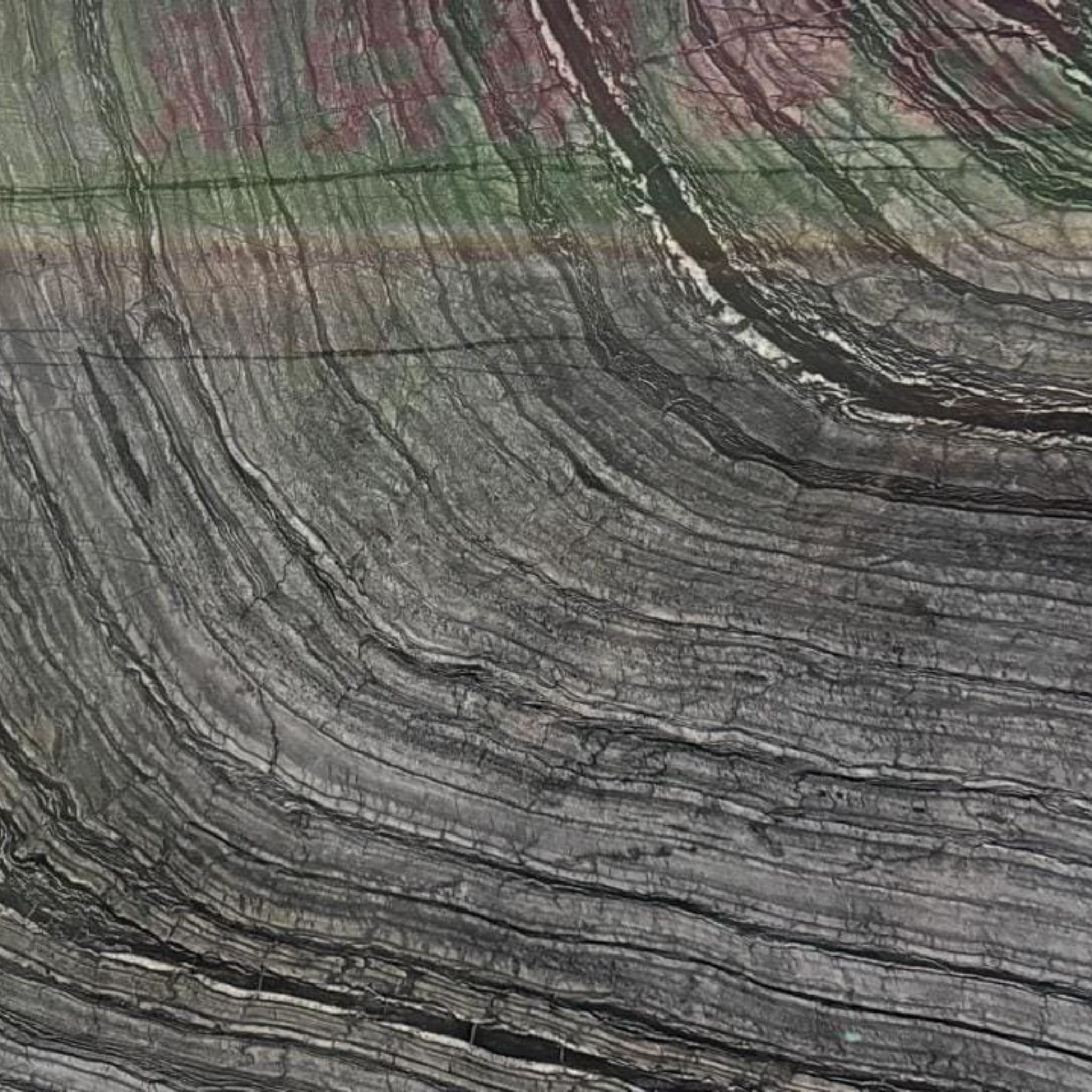 Forest Wave Green Marble Slab